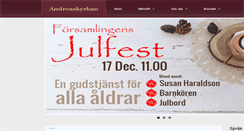 Desktop Screenshot of andreaskyrkan.fi